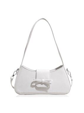 Trendy Coquette Bow Mini Shoulder Bag Y2K Clutch Hobo Handbag
